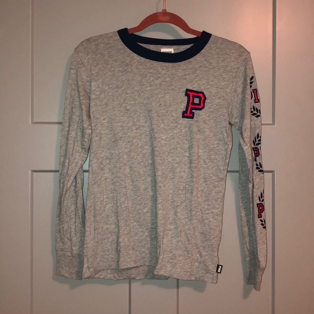 VS PINK LONG SLEEVE TEE